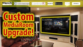Custom Home Theater Installation | Sony 4K Laser Projector, Kaleidescape, Control4, Triad, Klipsch!