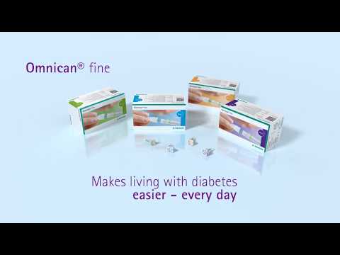 Features and benefits of B. Braun pen needle Omnican...