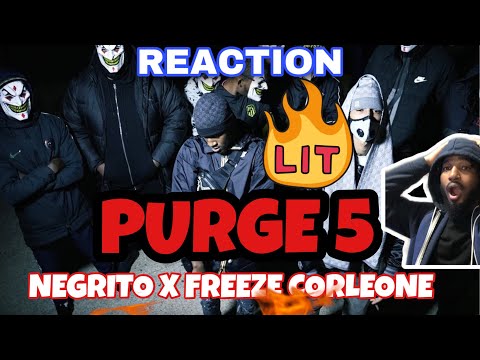 Negrito x Freeze Corleone - La Purge V | French Rap Reaction |