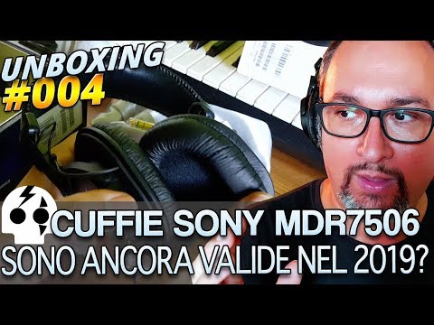 Unboxing Cuffie  Sony MDR 7506 Studio Monitor Headphones