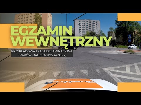 Egzamin Wewnętrzny. Przykładowa trasa Kraków-Balicka 2022 (os. Azory)