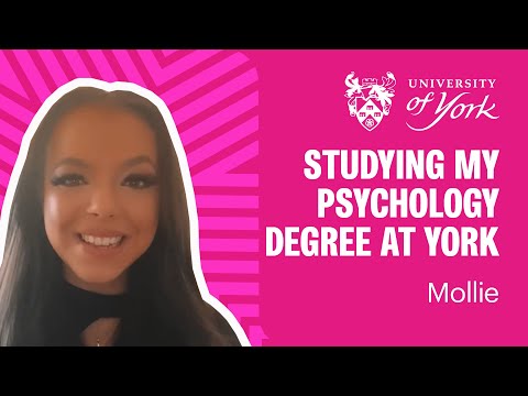 Studying my psychology degree at York