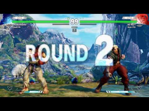 SFV~ Ryu (MCZ Daigo Umehara) vs. Guile (mi-ha-l) HD