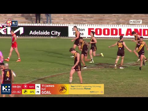 Glenelg's James Bell snaps the match-winner - Rd 17 Hostplus SANFL Snapshot
