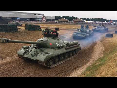 Cold War Adversaries From the Tankfest 2018 Press Area