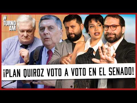 ¿Se CAEN los votos del Plan QUIROZ en el Senado? ¡Filtran audios ÍNTIMOS de MILEI! | #TurnoAM