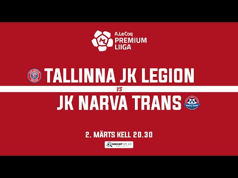 TALLINNA JK LEGION - JK NARVA TRANS, PREMIUM LIIGA 1. voor
