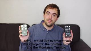 Video thumbnail for Coda Effects Montagne Tremolo & Dolmen Fuzz by Benoit M