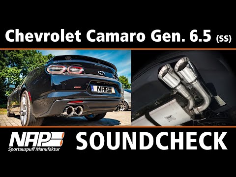 NAP Klappenauspuff ▶ Chevrolet Camaro Gen. 6.5 (SS) - Soundcheck