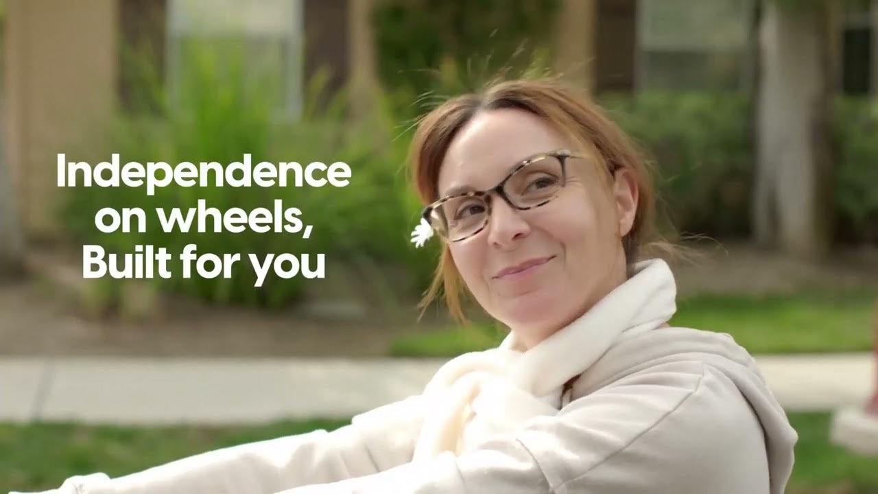 Scooter électrique pour personne avec handicap video thumbnail