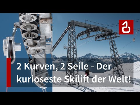 Belalp - Hohstock | Skilift trickst die Physik aus | Mit zwei Seilen bis in 3.100 m Höhe | Doku 4K