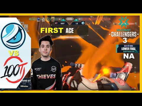 LOSER OUT ! 100T vs LG - All HIGHLIGHT - VALORANT VCT 2021: North America - Stage 1 Challengers 3