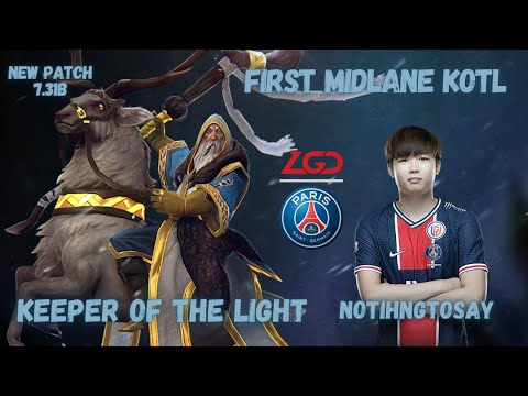 PSG.LGD.NothingToSay [ Keeper of the Light ] MIDLANE / LGD vs LBZS
