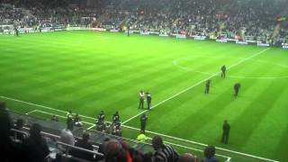 Newcastle United v Manchester United (Run Geordie Run Half Time)