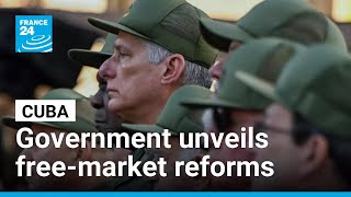 Cuba approves economic reforms aimed at opening markets and attracting foreign investment amid severe shortages