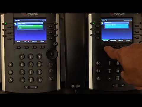 Polycom Hold / Resume