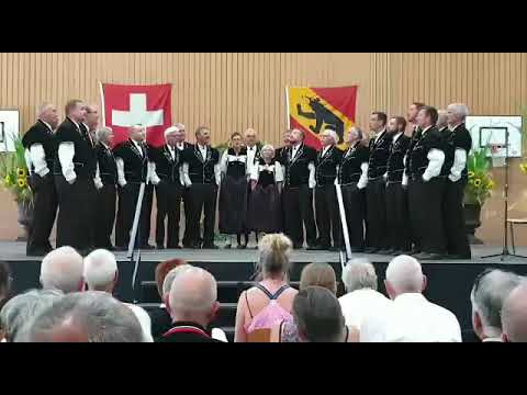 Jodlerchörli Eriswil am Jodlerfest Ins 2022 Wettlied „En Melodie“ von Emil Wallimann-Sepp Scheuber