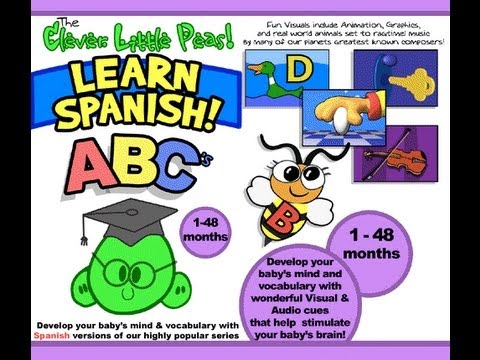 Clever Little Peas - ABC's - en Español! - in Spanish
