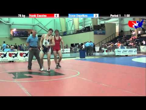 Frank Cousins vs. Trace Engelkes at 2013 ASICS University Nationals - FS