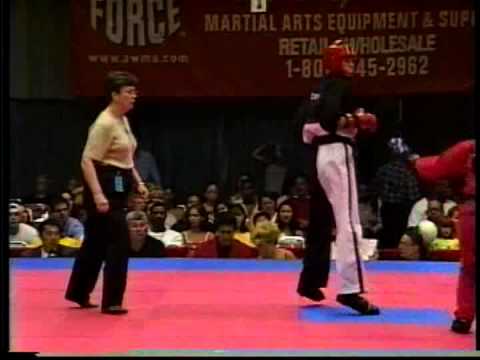 Sue Lomasney vs Claire Cocozza 1999 Bluegrass Nationals Karate Tournament
