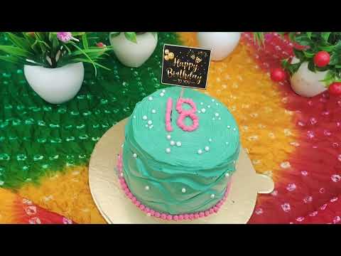 Trending cake design #trending #wave#decoration #shorts #neel kt