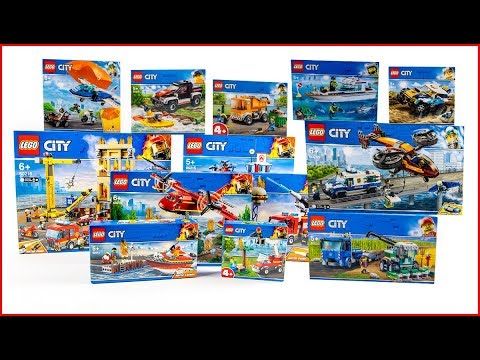COMPILATION LEGO CITY All 2019 sets - Speed Build for Collectors
