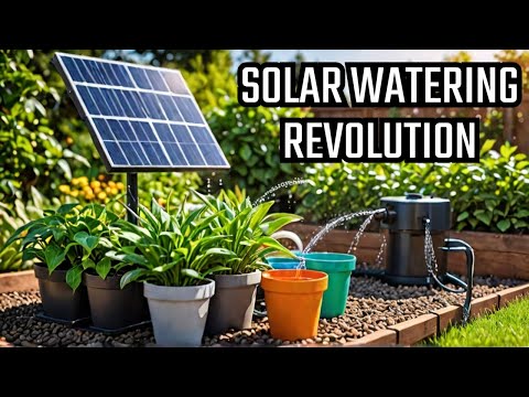 Best Solar Drip Irrigation Kit: JIYANG Auto Watering System for 20-30 Pots (12 Modes)