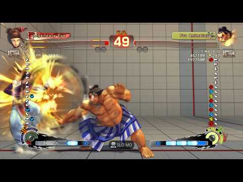 USFIV~ E.Honda (o wa re jp) vs.  Juri (lutuna) HD