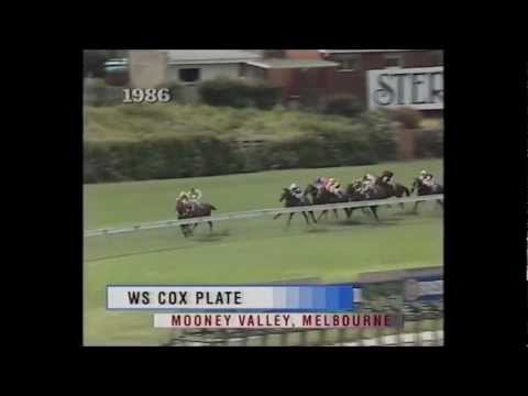 Bonecrusher winning The WS Cox Plate in 1986