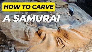 Como tallar un #Samurai.