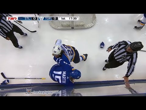 Chris Thorburn vs Matt Martin