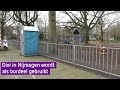 Prostituee in Nijmegen gebruikt dixi als bordeel