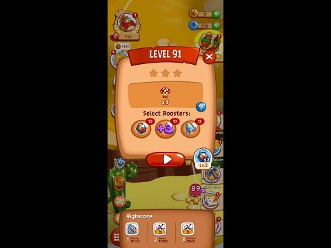 Angry Birds Blast Level 91