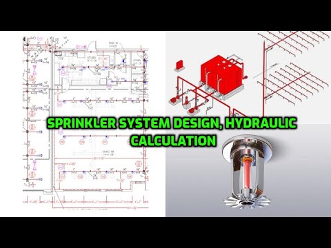 fire sprinkler system design hydraulic calculation using software/excel, fire fighting system design