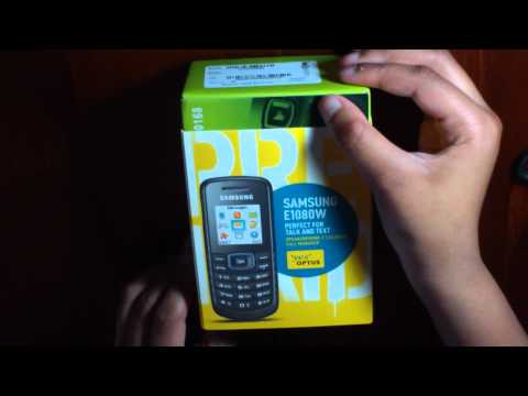 Samsung E1080 Quick Unboxing - 1080P