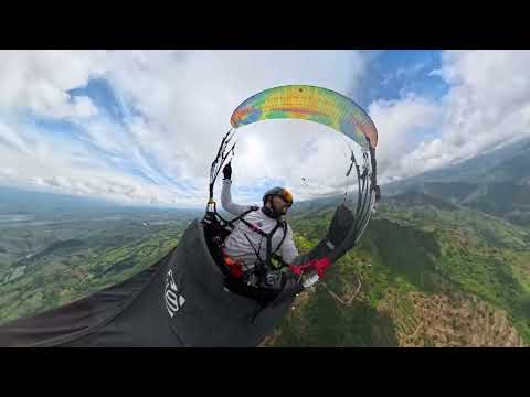 Parapente en Ansermanuevo en el Valle del Cauca  #Colombia, probando insta360 x5