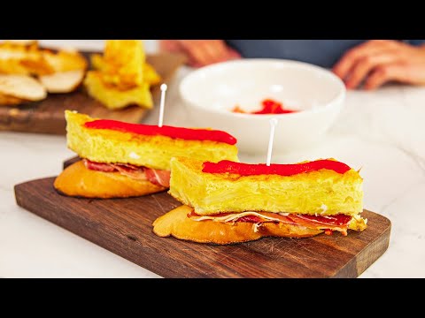 ¡PINCHO DE TORTILLA! ¡El tapeo perfecto!