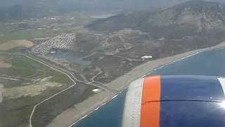 preview picture of video 'Boeing 735 Langing at Dalaman Airport (Turkey)'