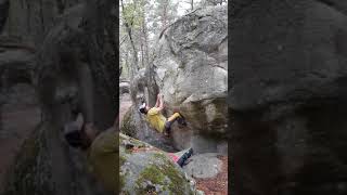 Video thumbnail: Cœur Bondissant, 7a. Fontainebleau