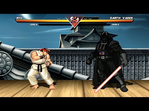RYU vs DARTH VADER - Highest Level Amazing Fight!