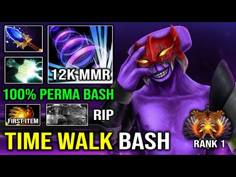 BRUTAL Time Walk Bash 1st ITEM Midas Faceless Void Hard Carry with 821 GPM Full Aghanim Dota 2