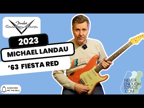 Fender Custom Shop Michael Landau 63 Relic Stratocaster 2023 Fiesta Red over Sunburst