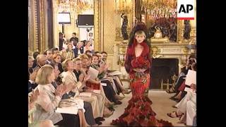 Haute couture creations from Balmain and Maurizio Galante