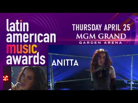 Anitta y Brray en vivo con 'Double Team  y sabana  Latin amas 2024