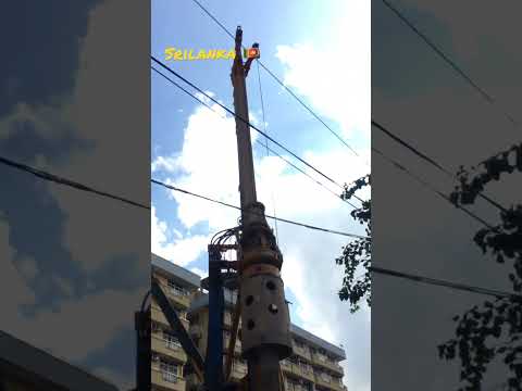 Pailing work 🚧| Process |in 📍Colombo|Work Site🚧#newvideo #travel #engineering #workfromhome