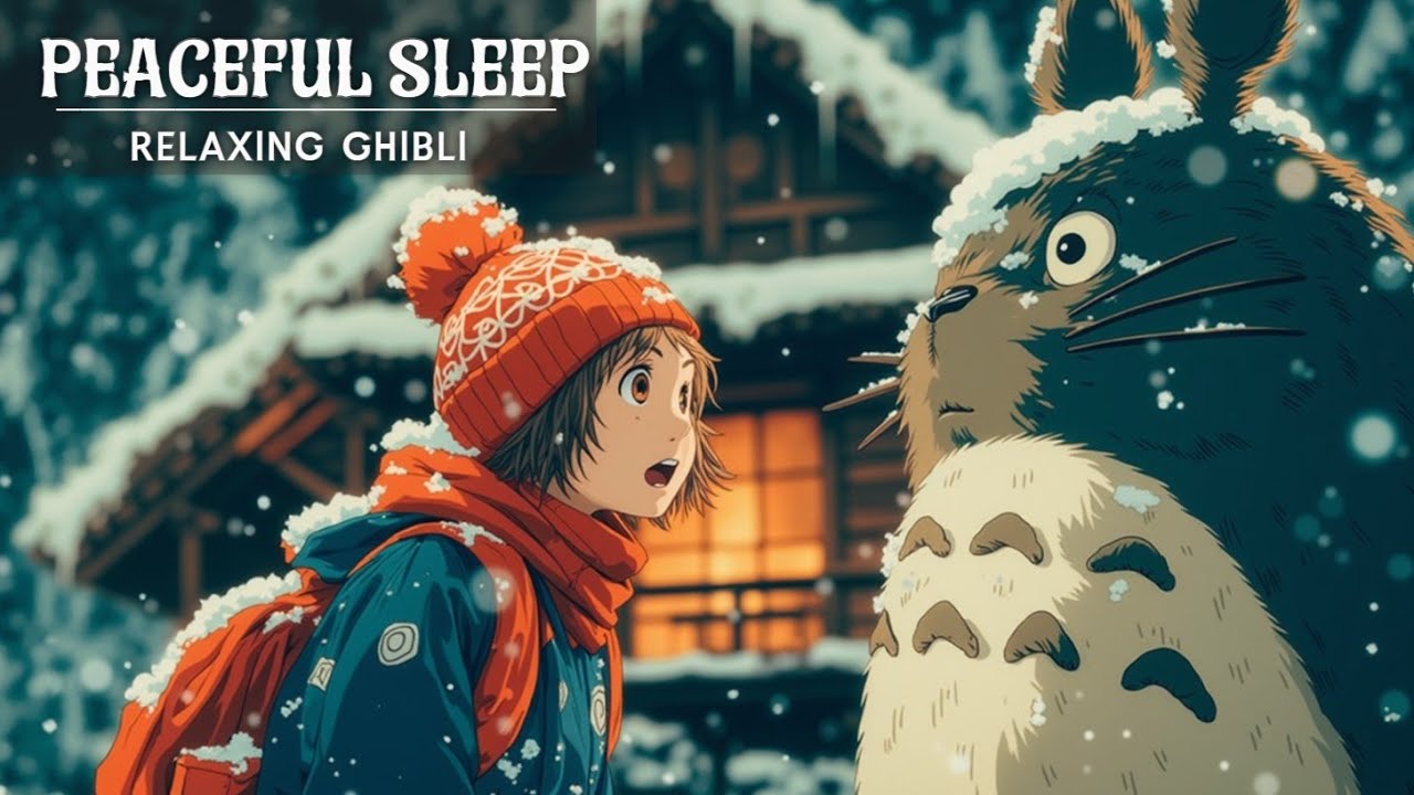 Relaxing Ghibli Piano Music for Study, Sleep & Focus | Joe Hisaishi Anime Piano Covers ❄️