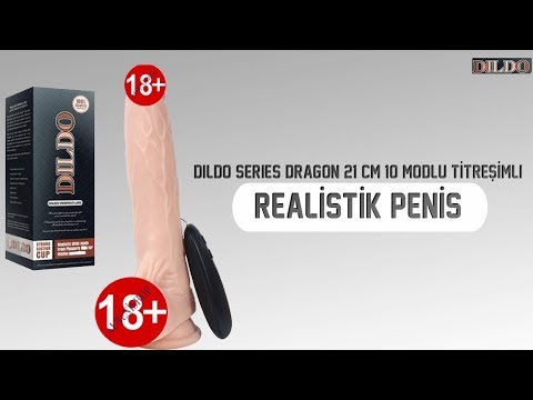 Dildo Series Dragon 21 Cm 10 Modlu Titreşimli Realistik Penis