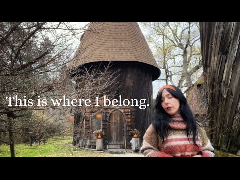  I ran away to New England Mountains 🍂 Enchanted Tiny Cottage Tour 