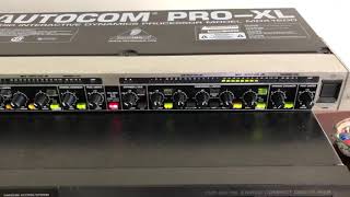 Video thumbnail for Autocompressor BEHRINGER Pro XL MDX1600 by Mauricio Damico