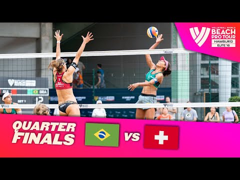 Ana Patrícia/Duda vs. Hüberli/Brunner - Quarter Finals Highlights Hamburg 2023 #BeachProTour